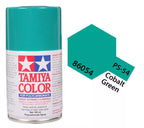 Tamiya PS-54 Cobalt Green Polycarbonate Spray Paint, 100ml product photo
