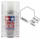 Tamiya PS-55 Flat Clear Polycarbonate Spray Paint, 100ml product photo