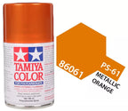 Tamiya PS-61 Metallic Orange Polycarbonate Spray Paint, 100ml product photo