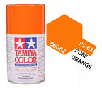 Tamiya PS-62 Pure Orange Polycarbonate Spray Paint, 100ml product photo