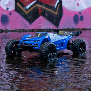 1/10 Piranha TR10 Brushed 2WD Electric Truggy Blue
