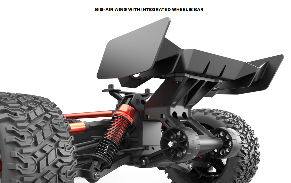 1/6 Machete Brushless 4s Monster Truck Red
