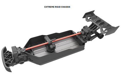 1/6 Machete Brushless 4s Monster Truck Red