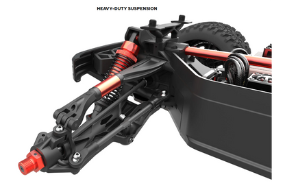 1/6 Machete Brushless 4s Monster Truck Red