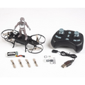 Rage R/C AeroBoard RTF drone, Silver Robot, with transmitter, battery and accessories