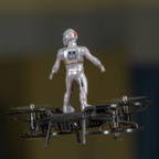 Rage R/C AeroBoard drone, Silver Robot – view 4