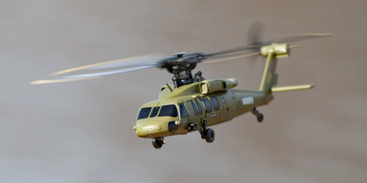 Hero-Copter BL, 4-Blade Brushless RTF Heli; Army