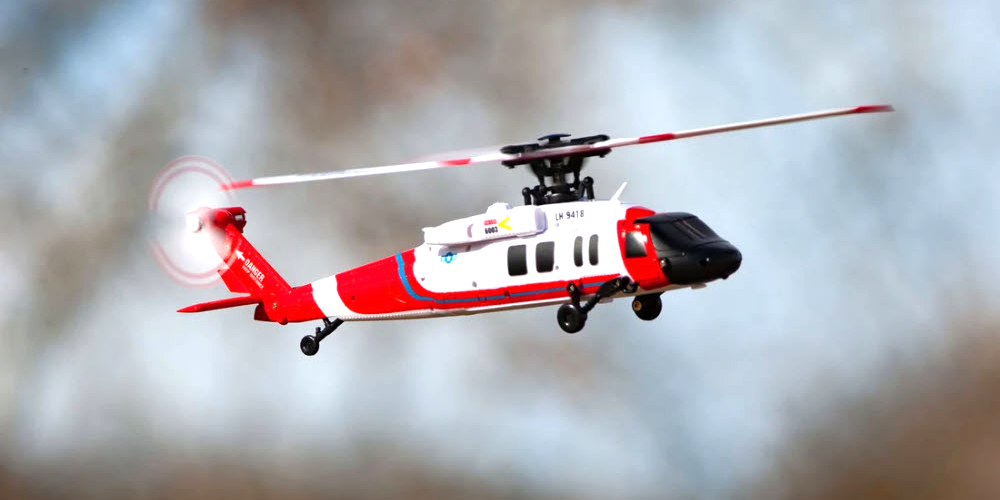 Hero-Copter BL, 4-Blade Brushless RTF Heli; Coast Guard