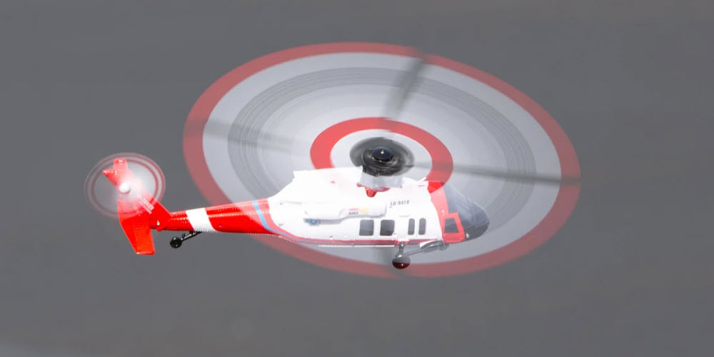 Hero-Copter BL, 4-Blade Brushless RTF Heli; Coast Guard