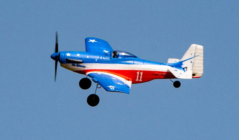 Rage P-51D Miss America Micro RTF Airplane with PASS System (RGRA1300V3)