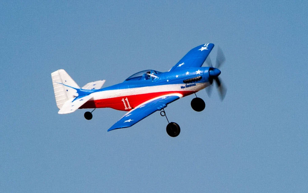 Rage P-51D Miss America Micro RTF Airplane with PASS System (RGRA1300V3)