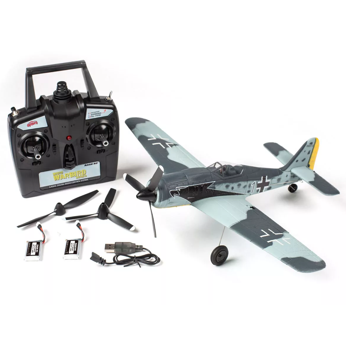 Focke-Wulf Fw 190 Micro RTF Airplane with PASS