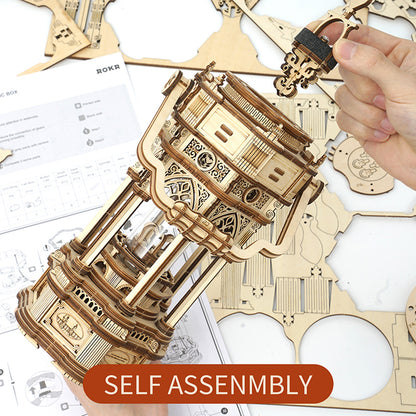 Mechanical Music Box; Victorian Lantern