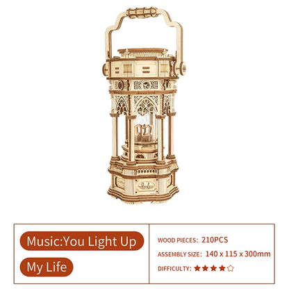 Mechanical Music Box; Victorian Lantern