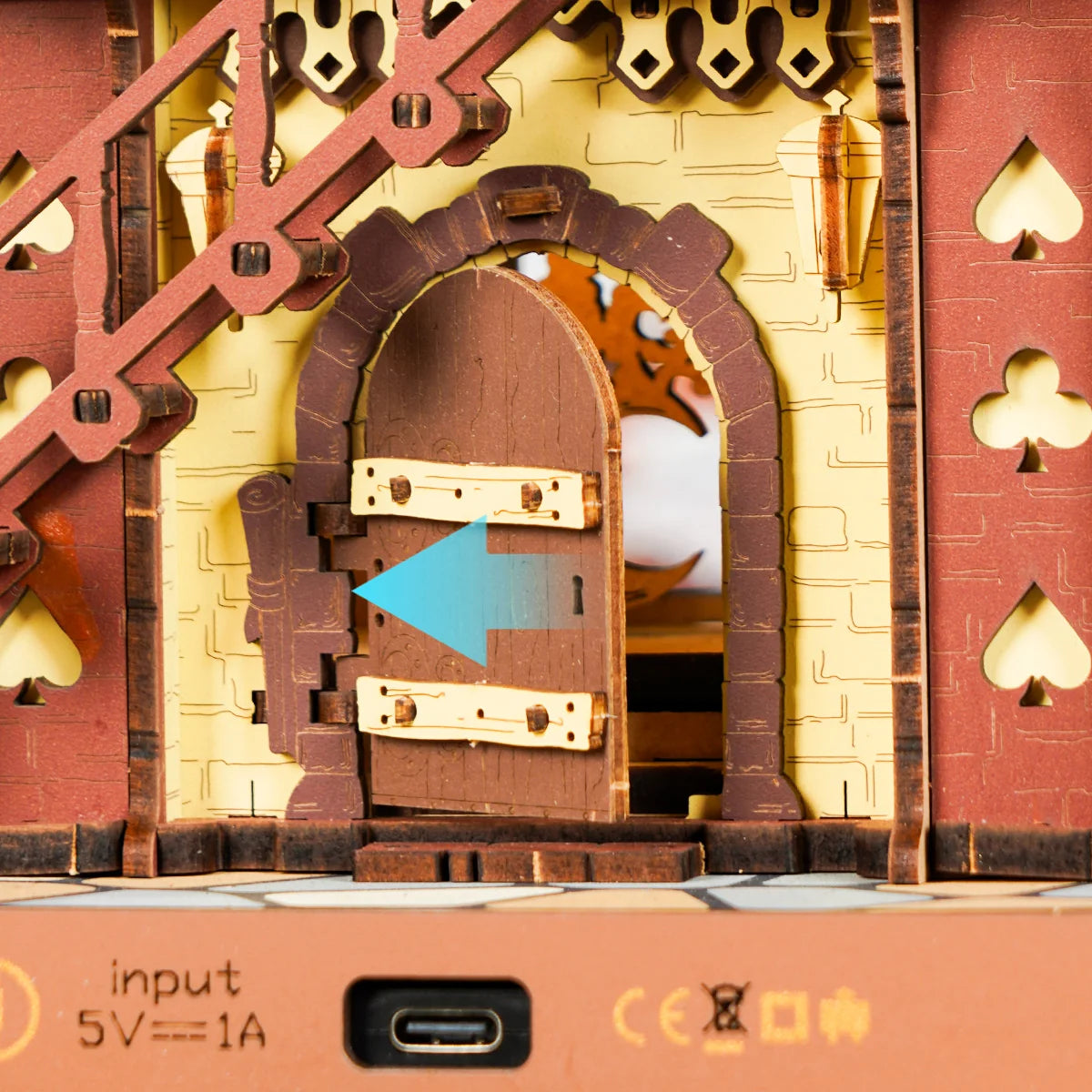 Cuckoo Clock, Natural Wood, Mechanical 3D Wooden Puzzle