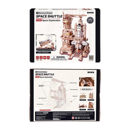 Space Shuttle Mechanical 3D Wooden Puzzle