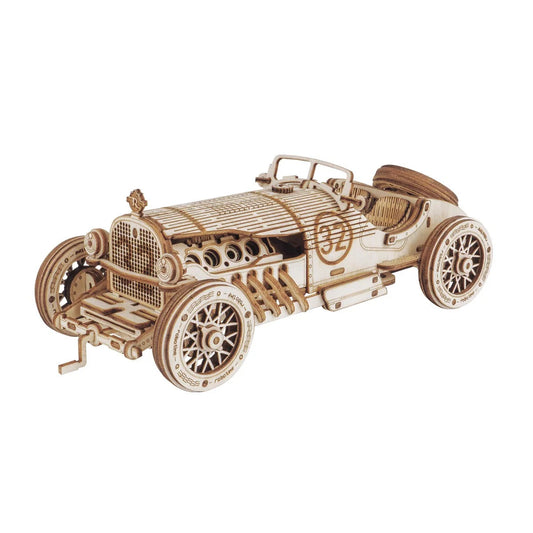 Wood Puzzle: V8 Grand Prix Car