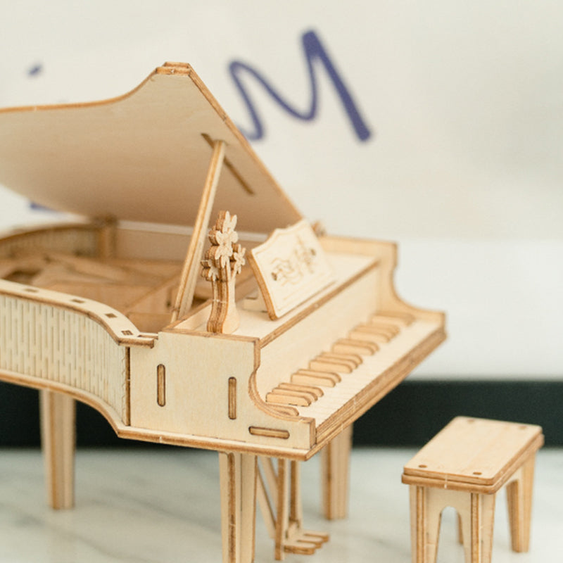 Classic 3D Wood Puzzles; Grand Piano