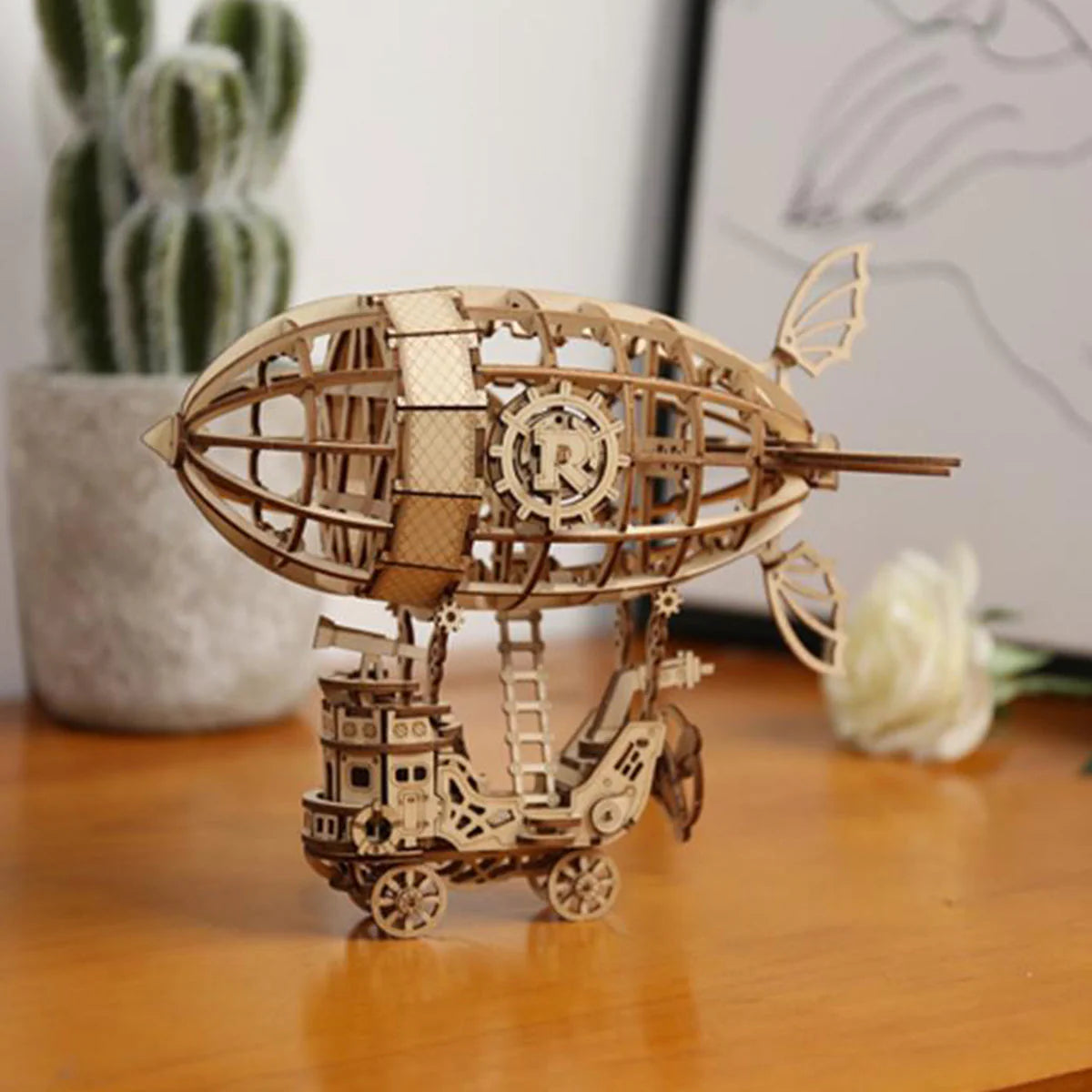 Classic 3D Wood Puzzles; Airship