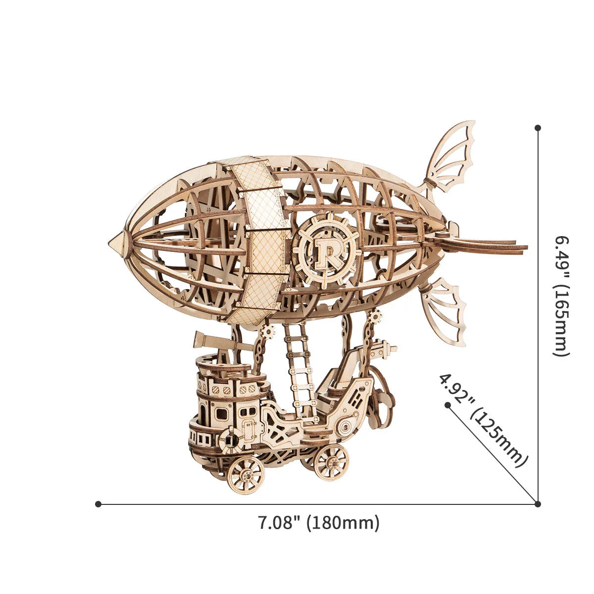 Classic 3D Wood Puzzles; Airship