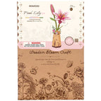 Pink Lily - Wood Bloom Craft 3D Wooden Puzzle