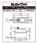 Standard Size Coreless Digital Servo .07/139 @ 6V: Black