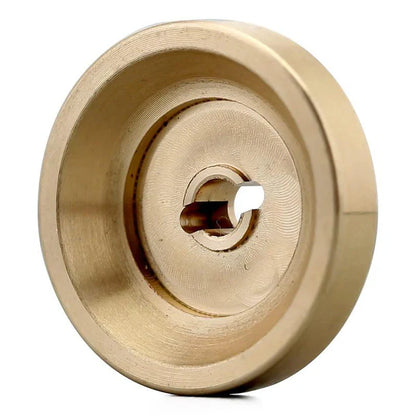 7g Brass Wheel Weights w/Wheel Hex Hubs SCX24