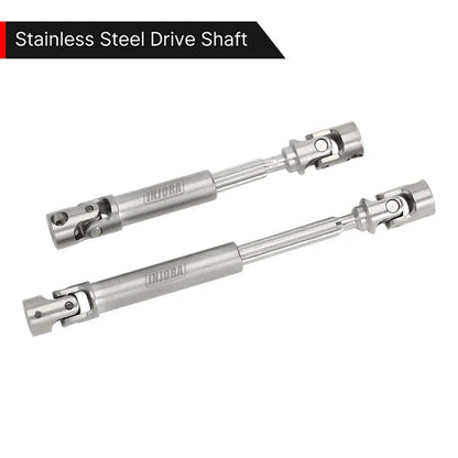 Stainless Steel Drive Shafts D Shape SCX24: C10 JLU Bronco Base Camp