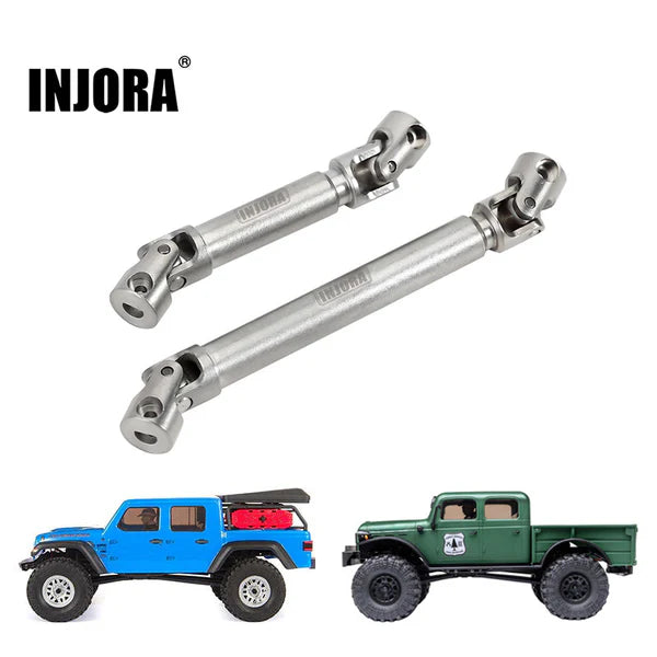 Stainless Steel Drive Shafts D Shape SCX24: Gladiator Power Wagon