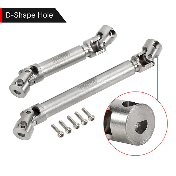 Stainless Steel Drive Shafts D Shape SCX24: Gladiator Power Wagon