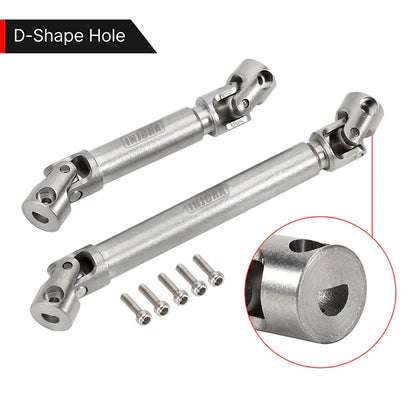 Stainless Steel Drive Shafts D Shape SCX24: Gladiator Power Wagon