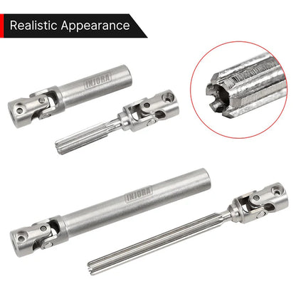 Stainless Steel Drive Shafts D Shape SCX24: Gladiator Power Wagon