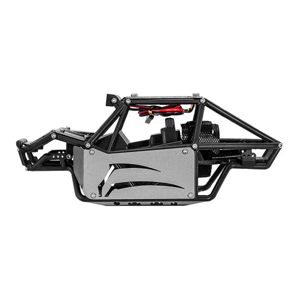 Nylon Rock Buggy Body w/Metal Spider Panels SCX24: Grey