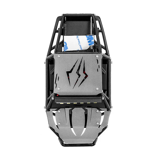 Nylon Rock Buggy Body w/Metal Spider Panels SCX24: Grey