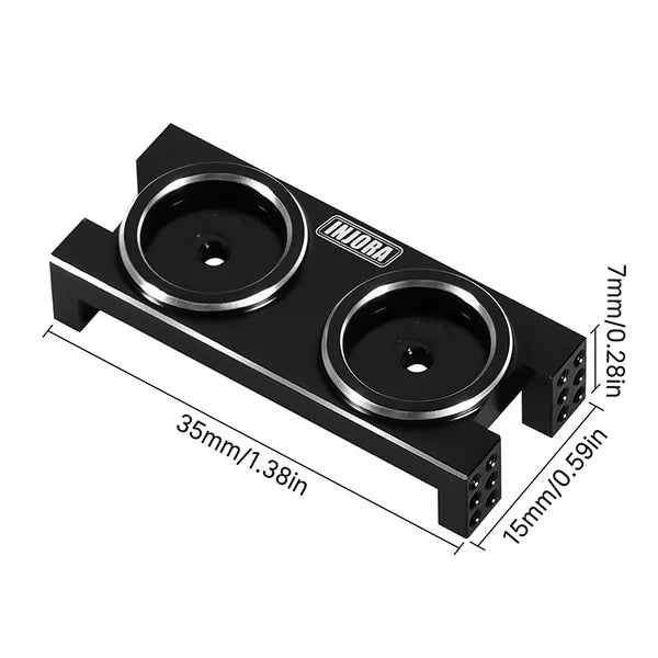Magnetic Body Mount LCG Chassis SCX24