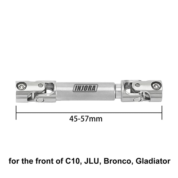 Stainless Steel Drive Shafts D Shape SCX24: C10 Front