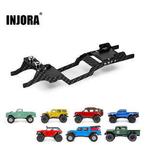 Injora Universal LCG Carbon Fiber Chassis Kit SCX24 (SCX24-182)