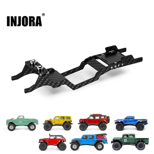 Universal LCG Carbon Fiber Chassis Kit SCX24