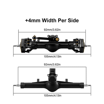 +4mm Nylon Planet Axles w/Double Joint Shafts SCX24