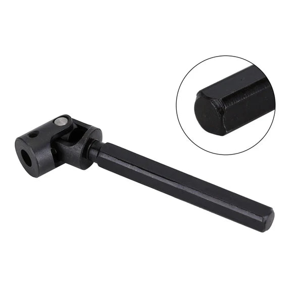 Steel Front Rear Center Drive Shafts SCX24: Black