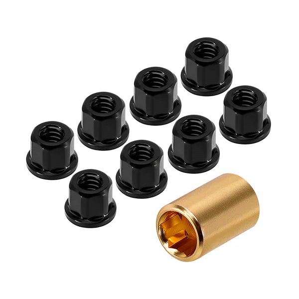 Custom M2 3.0 Wheel Nuts for SCX30