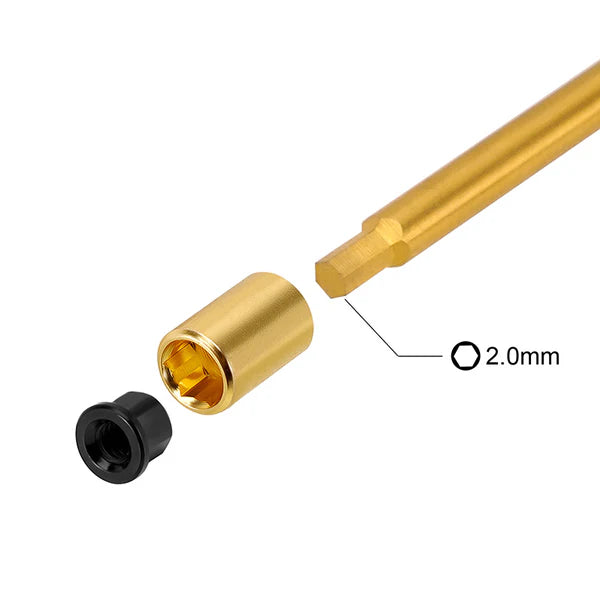 Custom M2 3.0 Wheel Nuts for SCX30