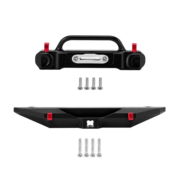 Aluminum Front & Rear Bumper for SCX30 JLU