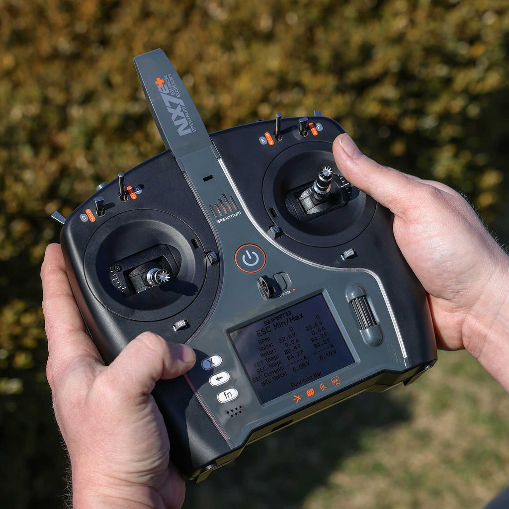 NX7e+ 14 Channel DSMX Transmitter Only: Black Edition