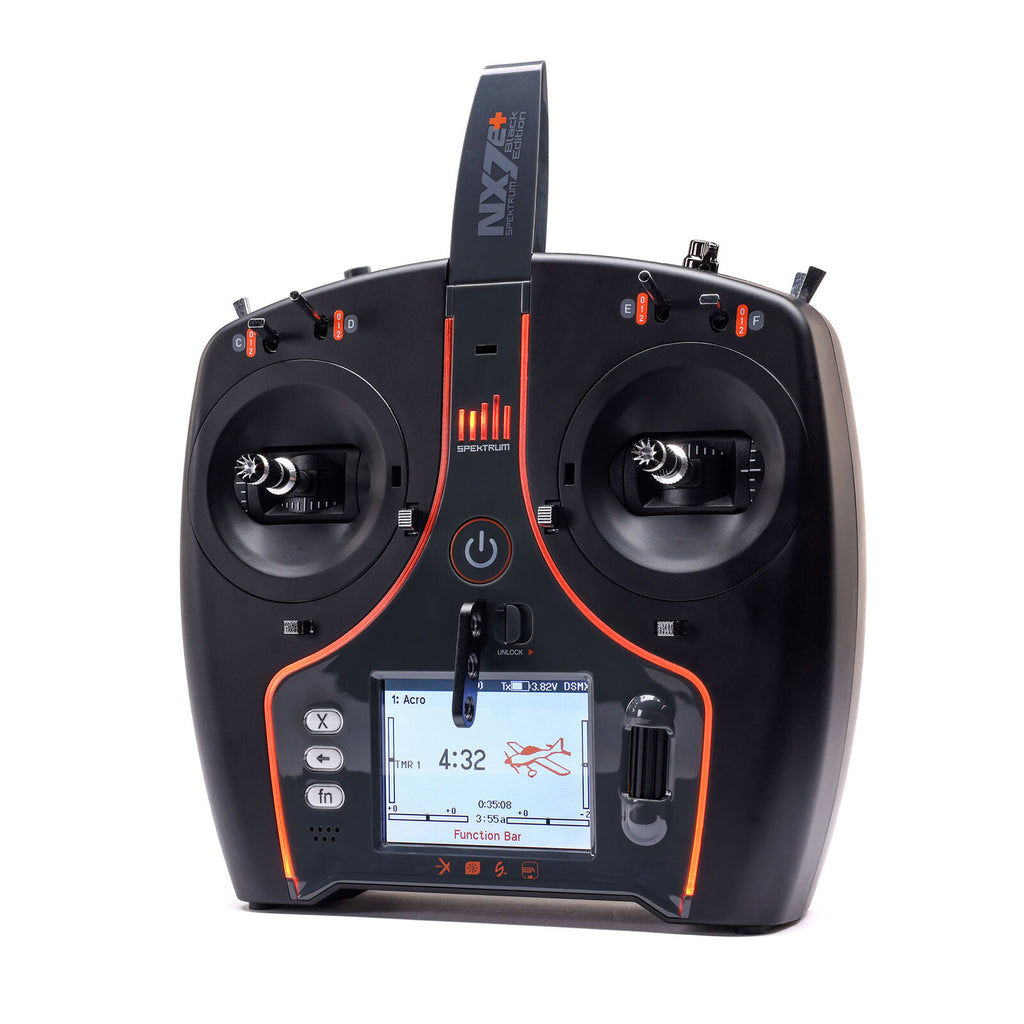 NX7e+ 14 Channel DSMX Transmitter Only: Black Edition