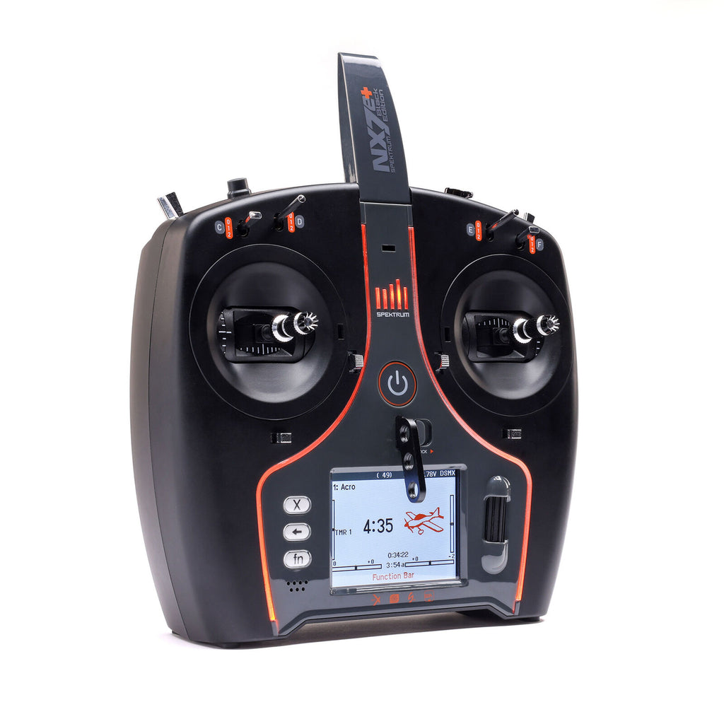 NX7e+ 14 Channel DSMX Transmitter Only: Black Edition