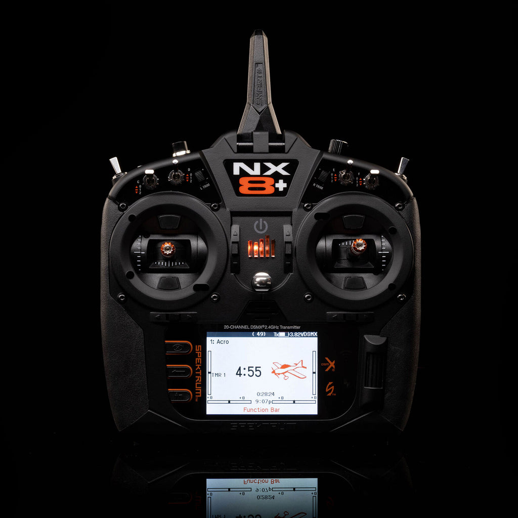 Spektrum NX8+ 20-Channel DSMX Transmitter Only (SPMR8210A)