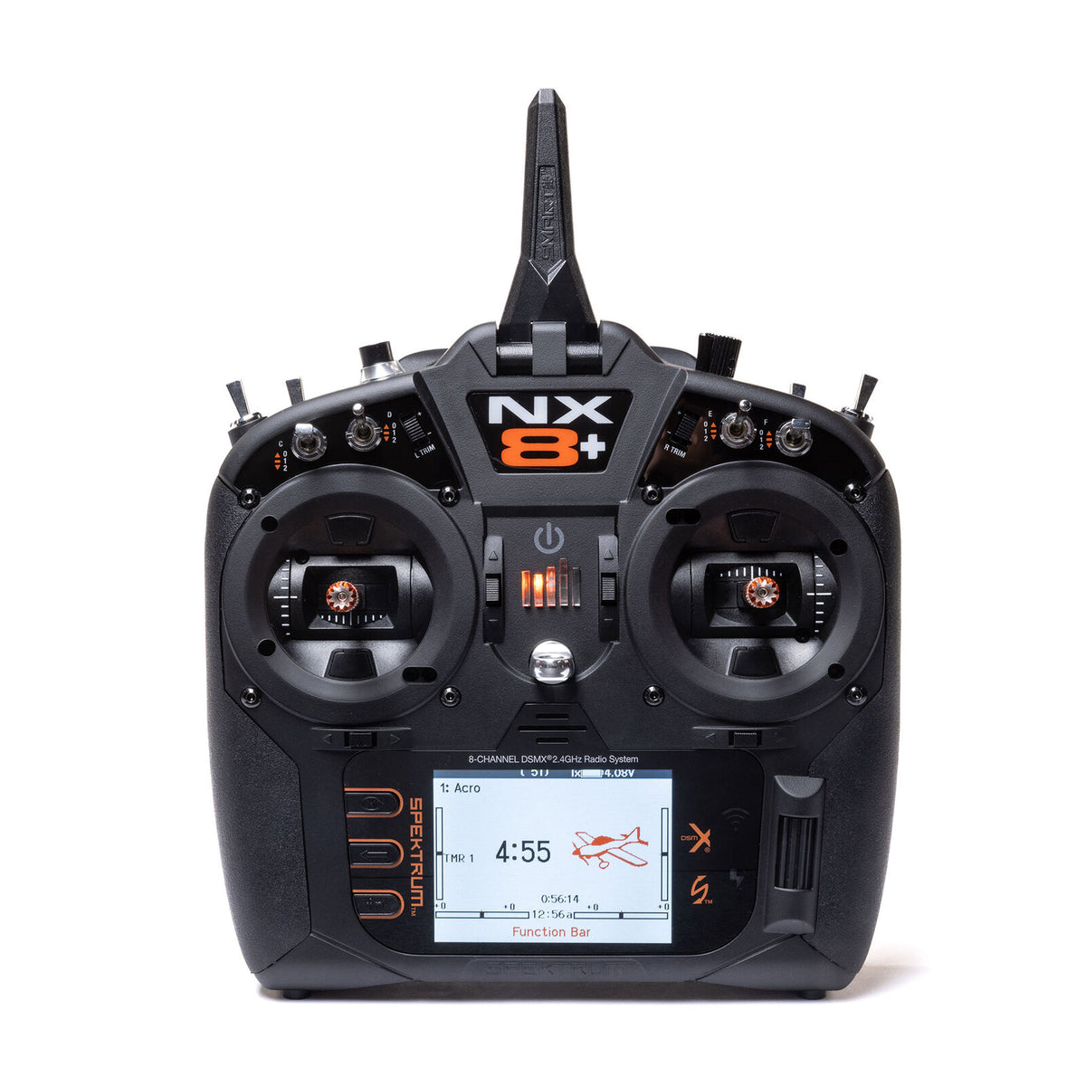 Spektrum NX8+ 20-Channel DSMX Transmitter Only (SPMR8210A)