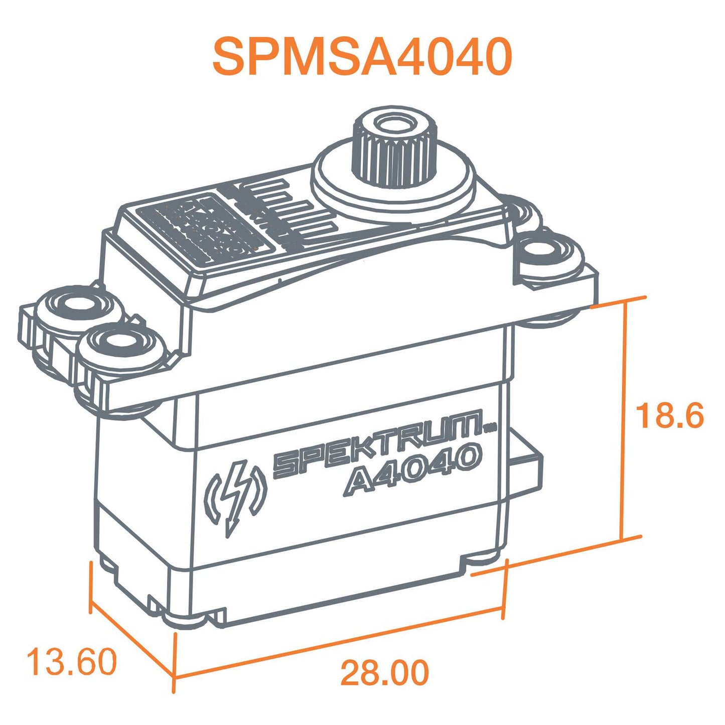 A4040 MT/HS Micro MG HV Servo