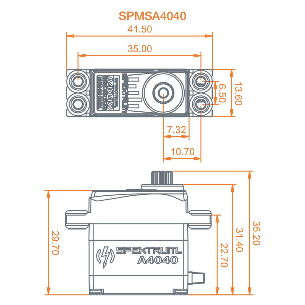 A4040 MT/HS Micro MG HV Servo
